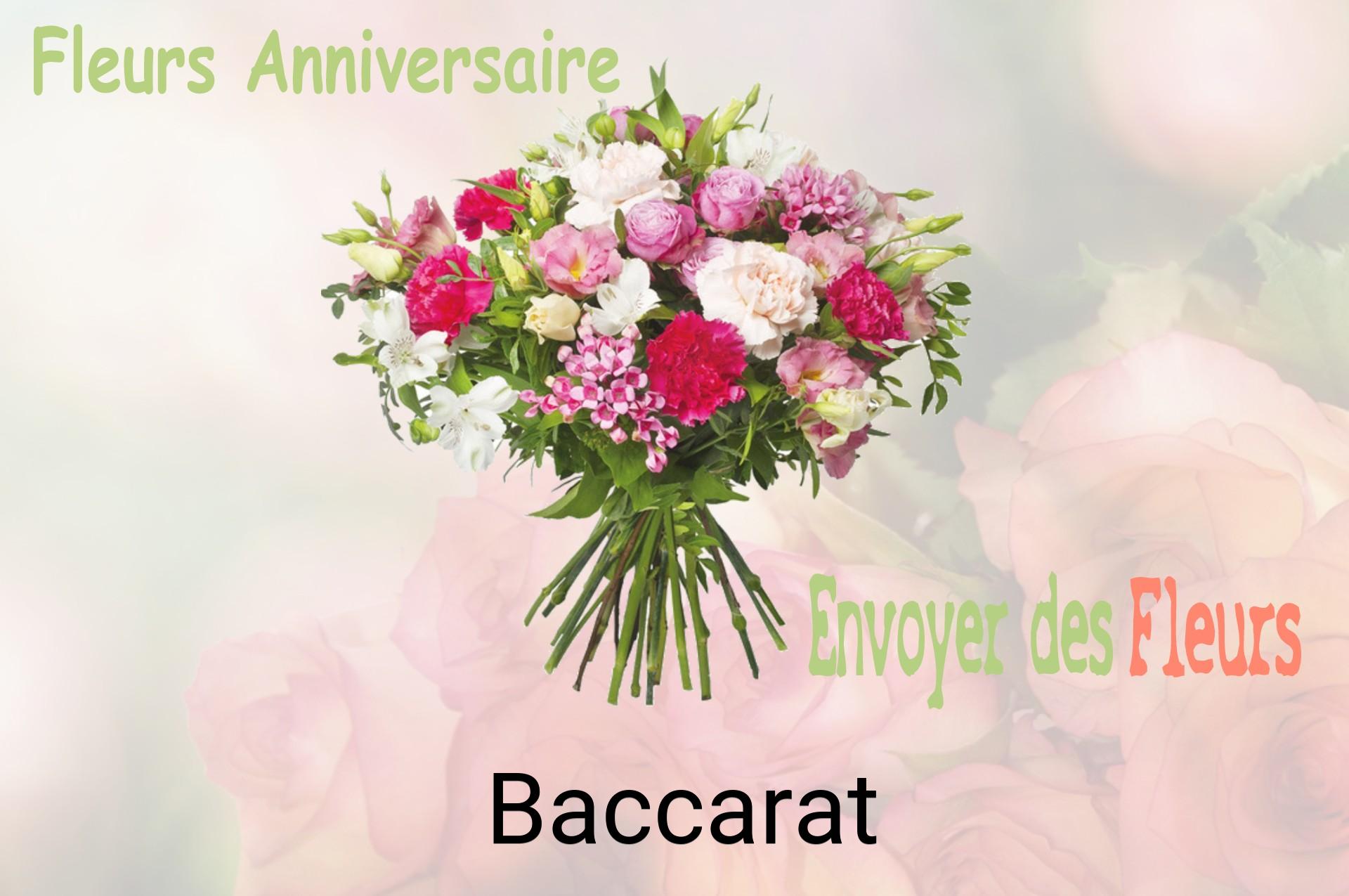 Bouquet de fleurs d’anniversaire livré à Baccarat